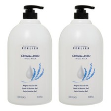 *Perlier Rice Milk 1L Bath and Shower Gel (2-Pack) 1.06 per gallon