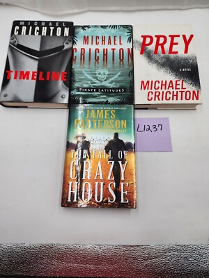 Michael Crichton Lot of 3 Hardcover 1st Edition, 2st Trade Edition 1 James Patte