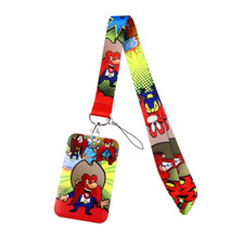 Yosemite Sam Cartoon Character Comic Style Lanyard With ID Badge Holder