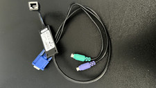 Dell server PS2 interface POD KVM cable KVM c...