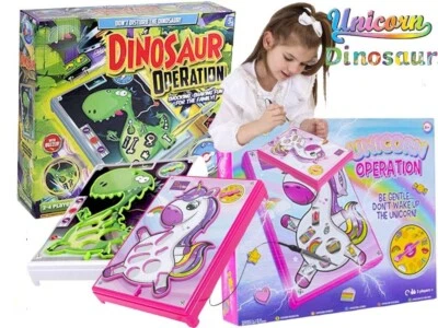 Unicorn Operation Game Kids Girls Family Fun Skills Classic Board Game Play Gift