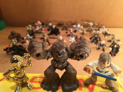 U CHOOSE Star Wars GALACTIC HEROES Playskool Figures VEHICLES creatures SHIPS