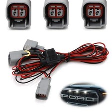 Led Front Grille Marker Light Daylight Drl Enable Wiring Harness For Ford Raptor