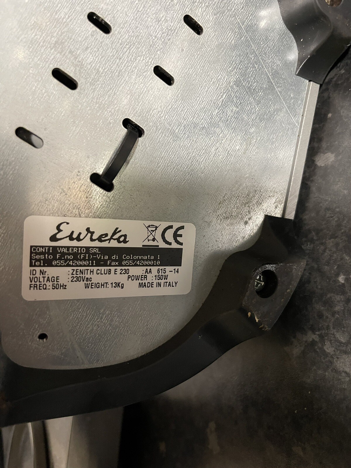 Eureka Espresso Grinder Zenith Club 60E Easy Use Coffee Grinding eBay