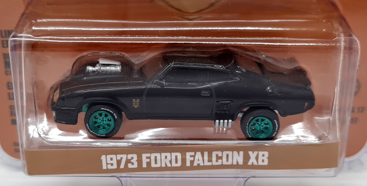 Greenlight 1/64 Ford Falcon XB 1973 Mad Max V8 2020 Green