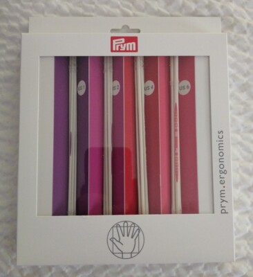 Prym Ergonomics Double Point Knitting Needles 4 Sets 1 2 4 6