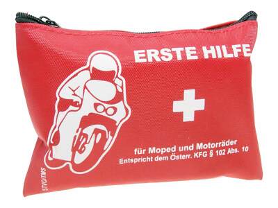 Erste-Hilfe-Set Verbandskissen für Roller, Moped, Motorrad