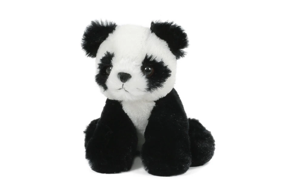 SEMO kleiner PANDA-Bär sitzend Plüschtier Stofftier Plüsch-Kuscheltier Pandabär 12cm