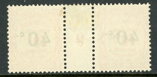 France 1917 Due 40¢/50¢ Red Millesime Sc# J53 Mint H557 - Picture 2 of 6
