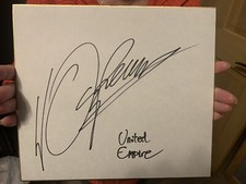 Will Ospreay Signed Shikishi Board New Japan Pro Wrestling NJPW United Empire