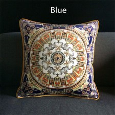 UK Luxury Classic Vintage Soft Velvet Cushion Cover Throw Sofa Pillow Case 18"