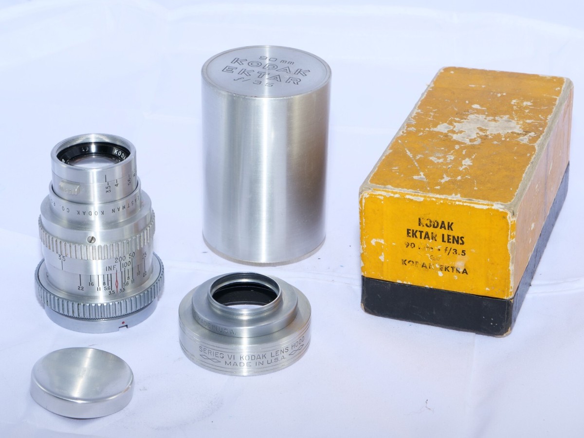 Kodak EKTRA Ektar 90mm telephoto Aluminum Cap