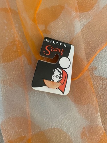 Vintage "Beautiful Scarf” Chiffon Nylon Scarves Made in JAPAN New Unused - Picture 13 of 27