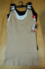 3 Pk Skinny Girl Waist Tummy Control Shaping Seamless Reversible Camis Tank Top 