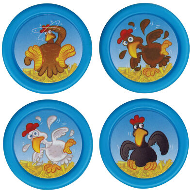 4 Stück Looping Louie Chips Ersatzchips original Hasbro Ersatzteil mit Aufkleber