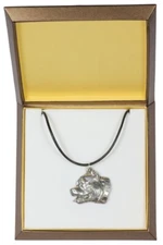 Pit Bull, American Pit Bull Terrier, Pitbull Terrier, APBT - Dog necklace in gif