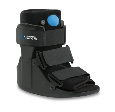 United Ortho Short Air Cam Walker Fracture Boot USA 14117 Large Black