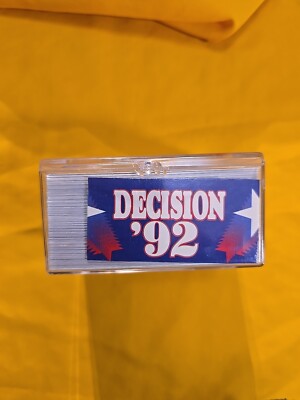1992 Wild Card Decision '92 Presidential Campaign Trading Card Set (100) Nm/Mt