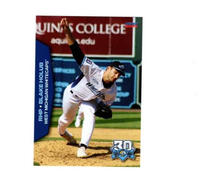 Blake Holub 2023 West Michigan Whitecaps baseball card Willis TX eBay