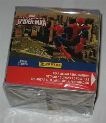 Factory Sealed 50 Pack Box 2014 Panini Marvel Ultimate Spider-Man Album Stickers