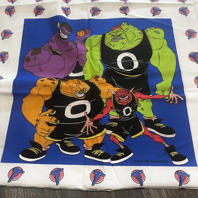 1996 MICHAEL JORDAN SPACE JAM Warner Bros Fabric Panel Basketball