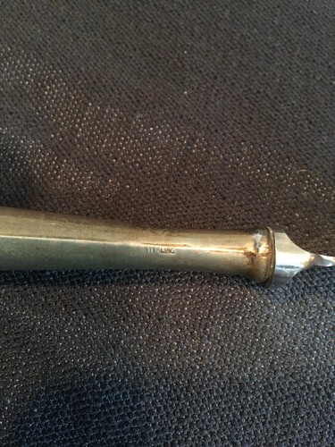 Eales Of Scheffield Sterling silver Knife Gift From George C Wallace - Picture 8 of 9