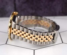 Rolex Men's Datejust 36mm YG & Steel ICED 2.25ct Diamonds Silver Dial Watch 3