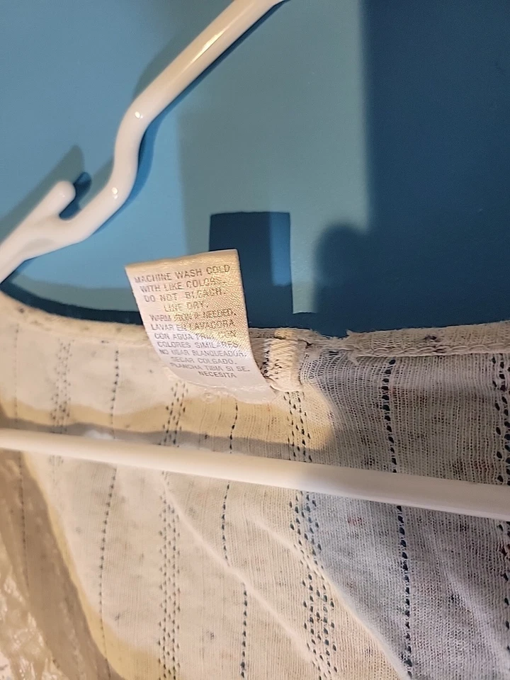 Camisa de pijama Cuddl Duds para mujer con ribete de encaje 100 % algodón tiro medio talla grande Foto 4 de 4