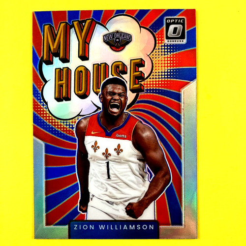 Zion Williamson [Holo] #10 2021 Panini Donruss Optic My House card