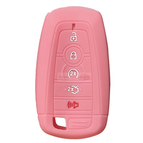 Fit Ford Explorer Edge 5 Button Remote Smart Key Fob Silicone Skin Case Cover - Picture 12 of 32