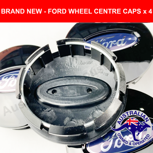 Wheel Centre Caps for FORD AU BA EF BF FG Falcon Territory NEW SET OF 4