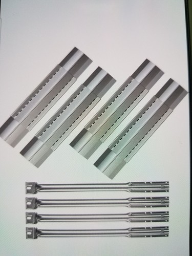 Adjustable Flame Tampers Grill Heat Plate Shield and Burner Replacement Parts - Picture 11 of 11