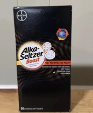 ALKA SELTZER BOOST- 50 EFFERVESCENT TABLETS ( EXPIRATION NOV/2026)