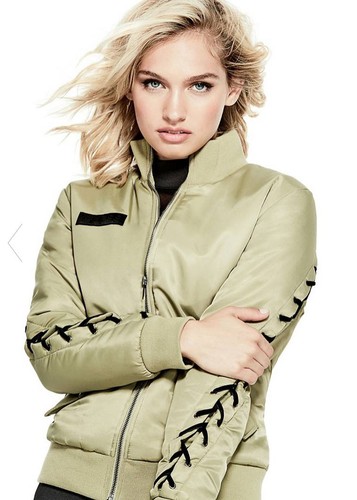 olive bomber jacket women's