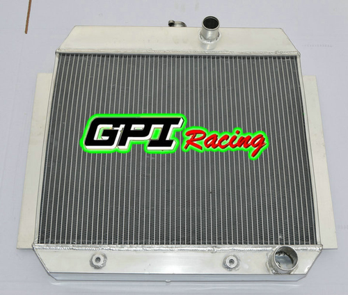 3 ROW Aluminum Radiator FOR CHEVY W/COOLER AT 1951 1952 1953 1954 51 52 53 54 - Picture 3 of 9