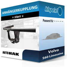 Für Volvo S60 Limousine 10.2000-03.2004 AUTO HAK Anhängerkupplung starr neu