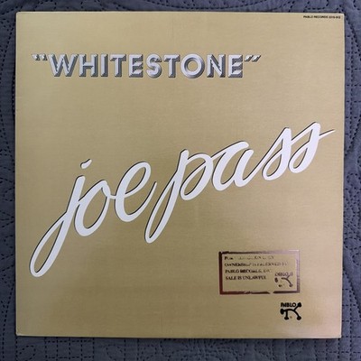 Joe Pass - Whitestone (Pablo Records 2310-912) 1985 PROMO COPY US NM/VG+