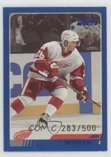 2003-04 O-Pee-Chee Blue 283/500 Jiri Hudler #332 4f5