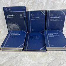 Whitman Coin Collection Albums ~ Lot Of 23 USED Coin Albums ~ EMPTY