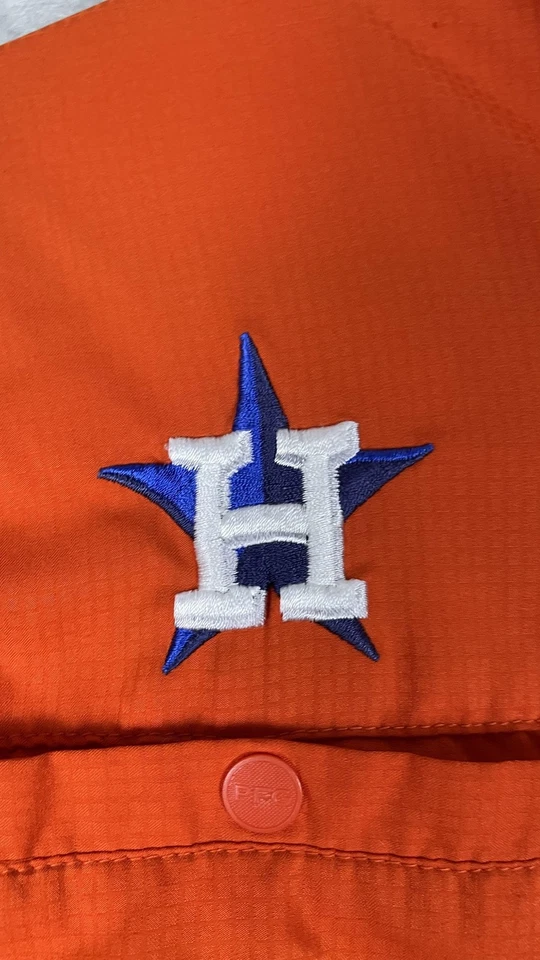 Camisa de béisbol de los Astros de Houston para hombre naranja mediana MLB Columbia PFG omni tono Foto 3 de 4