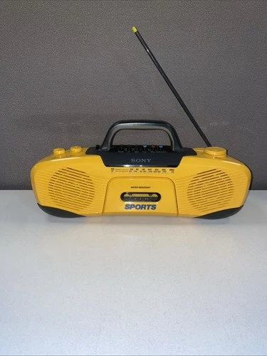 Vintage Sony Sports Boombox Water Resistant Model Radio CFS-902 Please Read