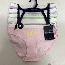 Girls Gapkids Cotton Bikinis 5 Pack Underwear Size Medium 8 NWT Free Shipping