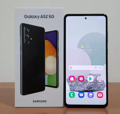 GSM Unlocked Samsung Galaxy A52 5G - 128GB - Black - W/Retail Box - Pristine