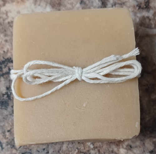 Natural Handmade Tallow Goat Milk Soap Unscented Large 5.5 - 6 oz bars