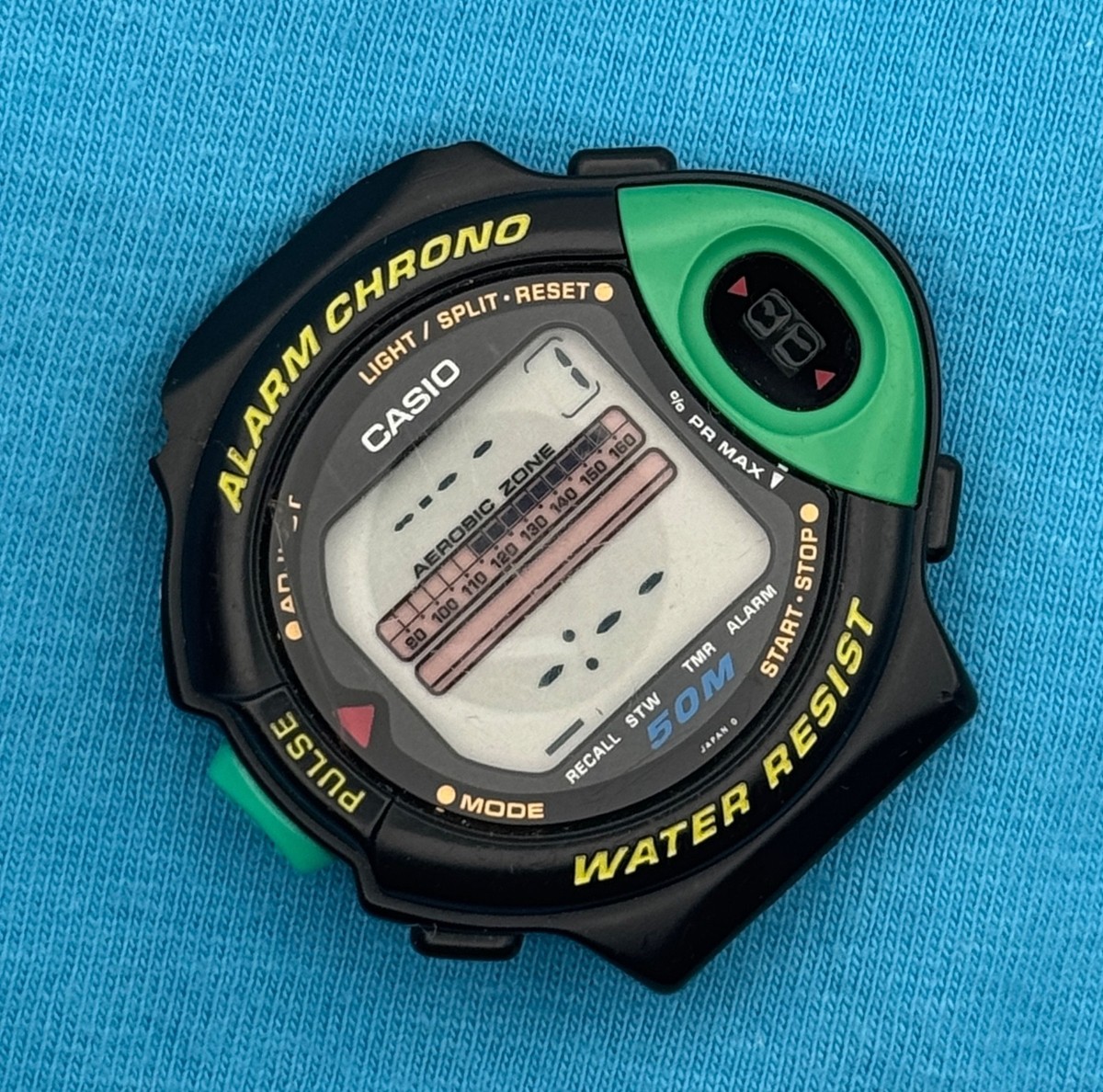 1993 Vintage Casio Exercise Pulse Monitor Digital Watch - JP-200W