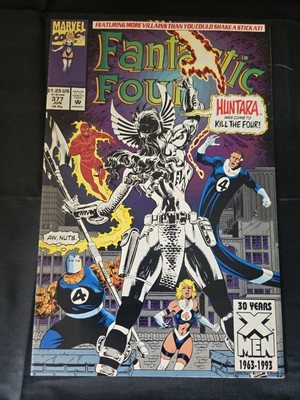 FANTASTIC FOUR #377 VOL. 1 MARVEL COMIC BOOK High Grade Key Huntara 1st App