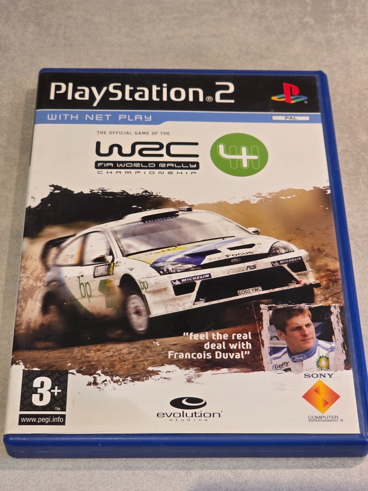 WRC 4 SONY PS2 PLAYSTATION 2 SN