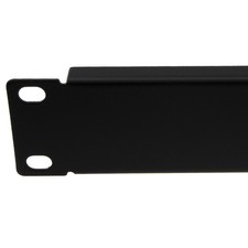 1U Blanking Plate for Comms Data Cabinet Rack 19 inch Black Blank