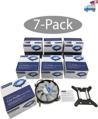 Lot7 HIGH POWER  Blue LED Low Profile Intel Socket 1700 i7/i5/i3/i9 CPU Cooler