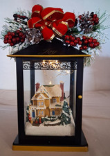 Thomas Kinkade Bradford Exchange Christmas "Celebrate" Lantern Sparkle-Of-Season